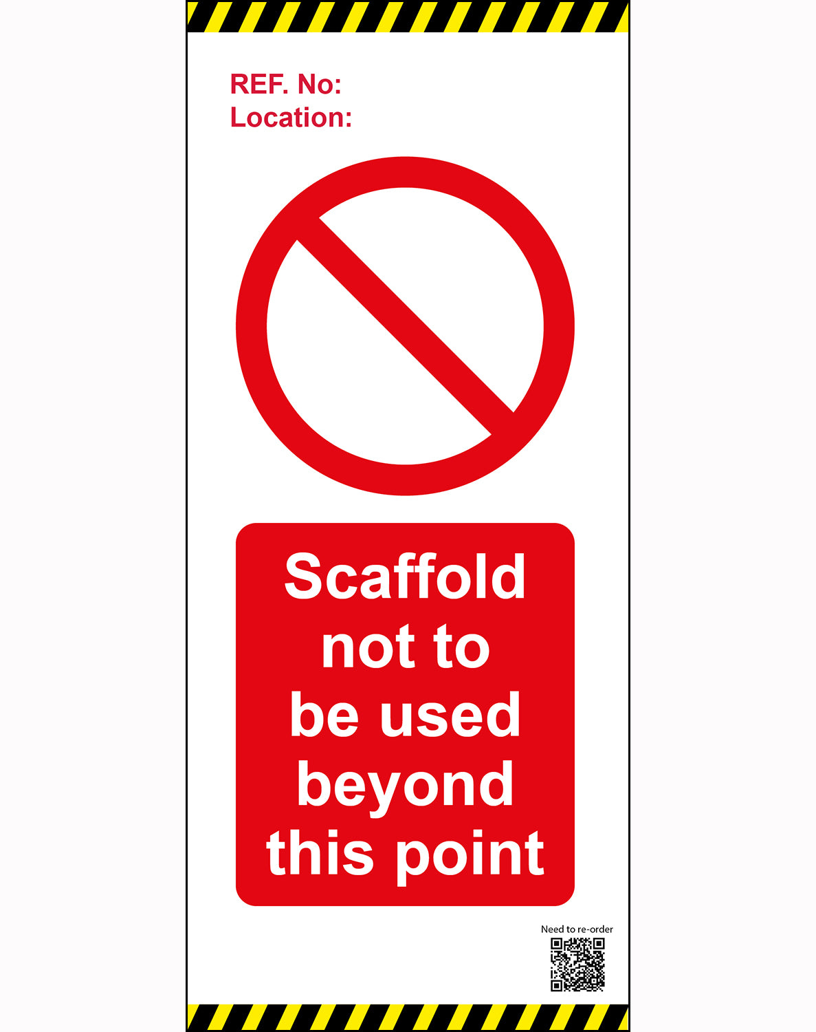 Do not use Scaffold Tags - (Bundle of 50)